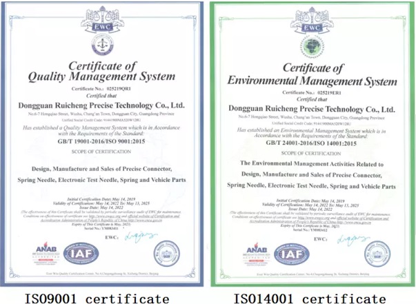 ISO Certificate ISO Certificate