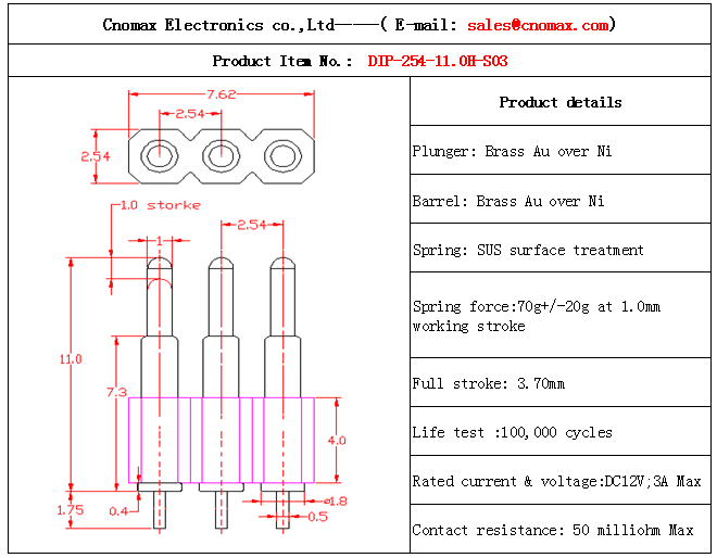 3pin connector 3pin connector