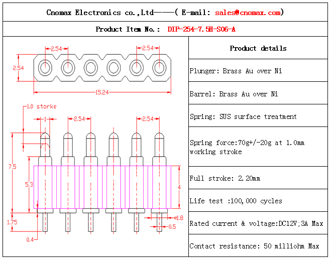 6pin connector