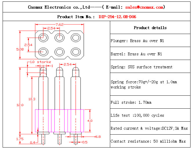 6pin connector