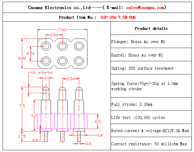 6pin connector